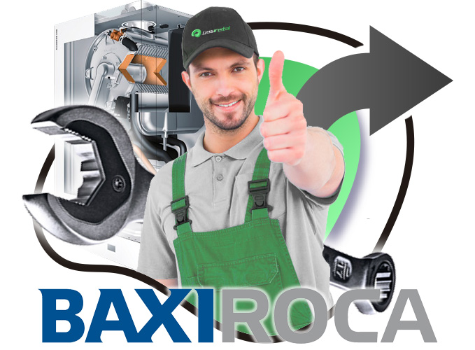 reparación de calderas de gas BaxiRoca